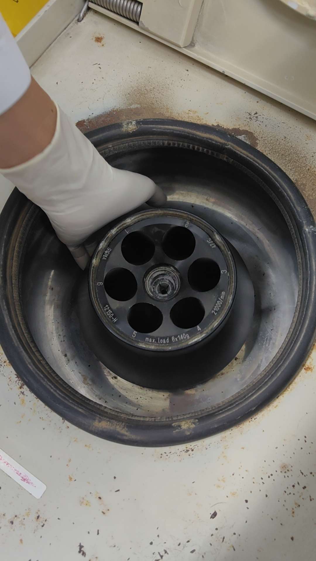 siGma，3K15離心機(jī)更換不了轉(zhuǎn)子，需維修。地點(diǎn)廣州