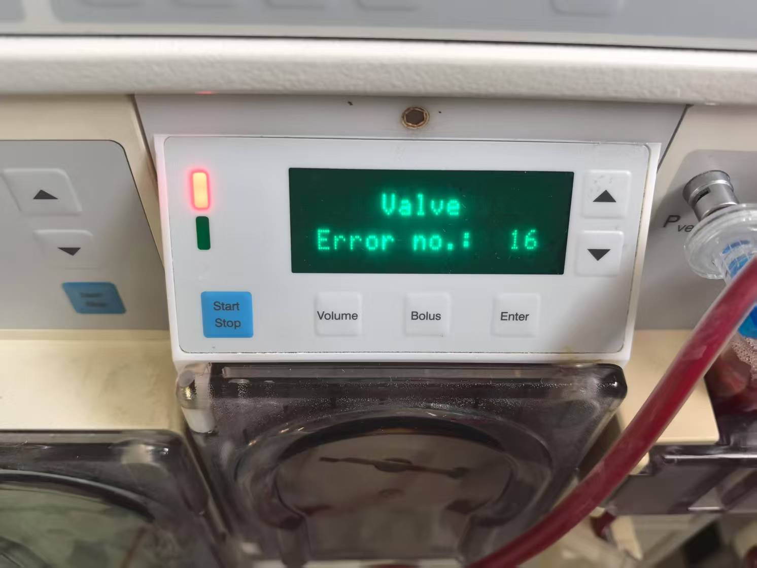 貝朗9系血透機異常，需要采購除氣泵和正壓泵各一臺