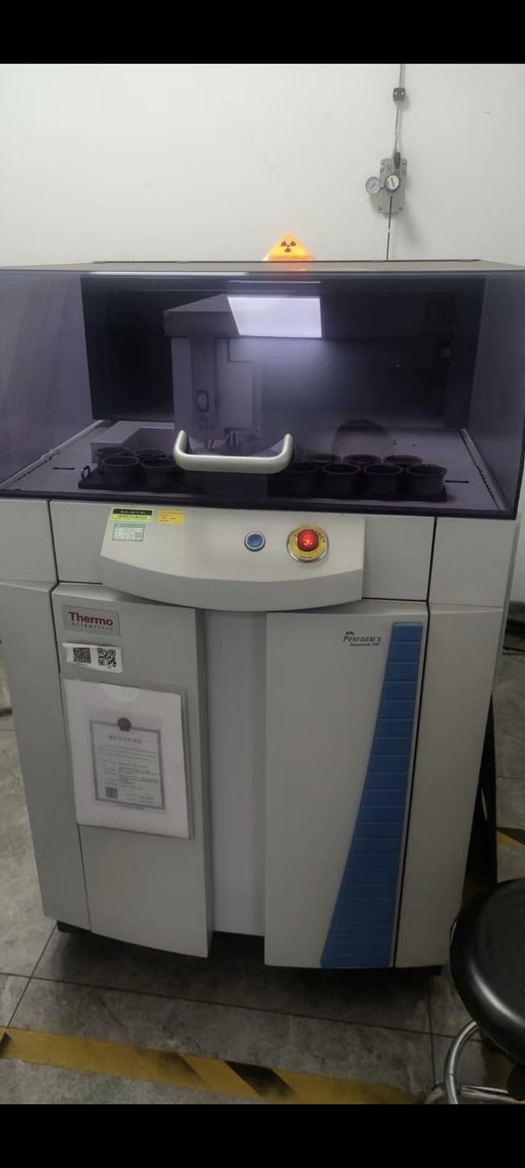 賽默飛型號ARL PERFORM′ X 9800賽默飛順序式X射線熒光光譜
循環(huán)水機(jī)的問題 導(dǎo)致光管功率上不去
重啟了循環(huán)水機(jī)后 目前能正常運(yùn)行 另設(shè)備機(jī)械臂故障
