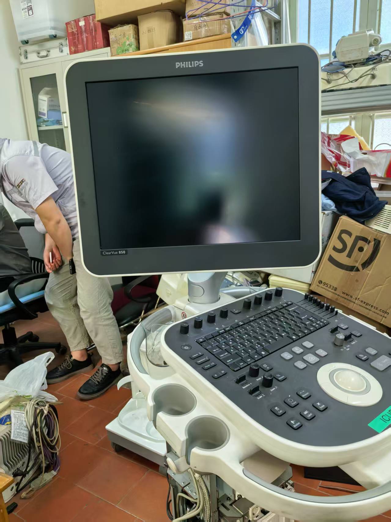 飞利浦彩超CV850无法开机
