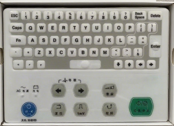维修福田心电图机 FX-8200 更换面板