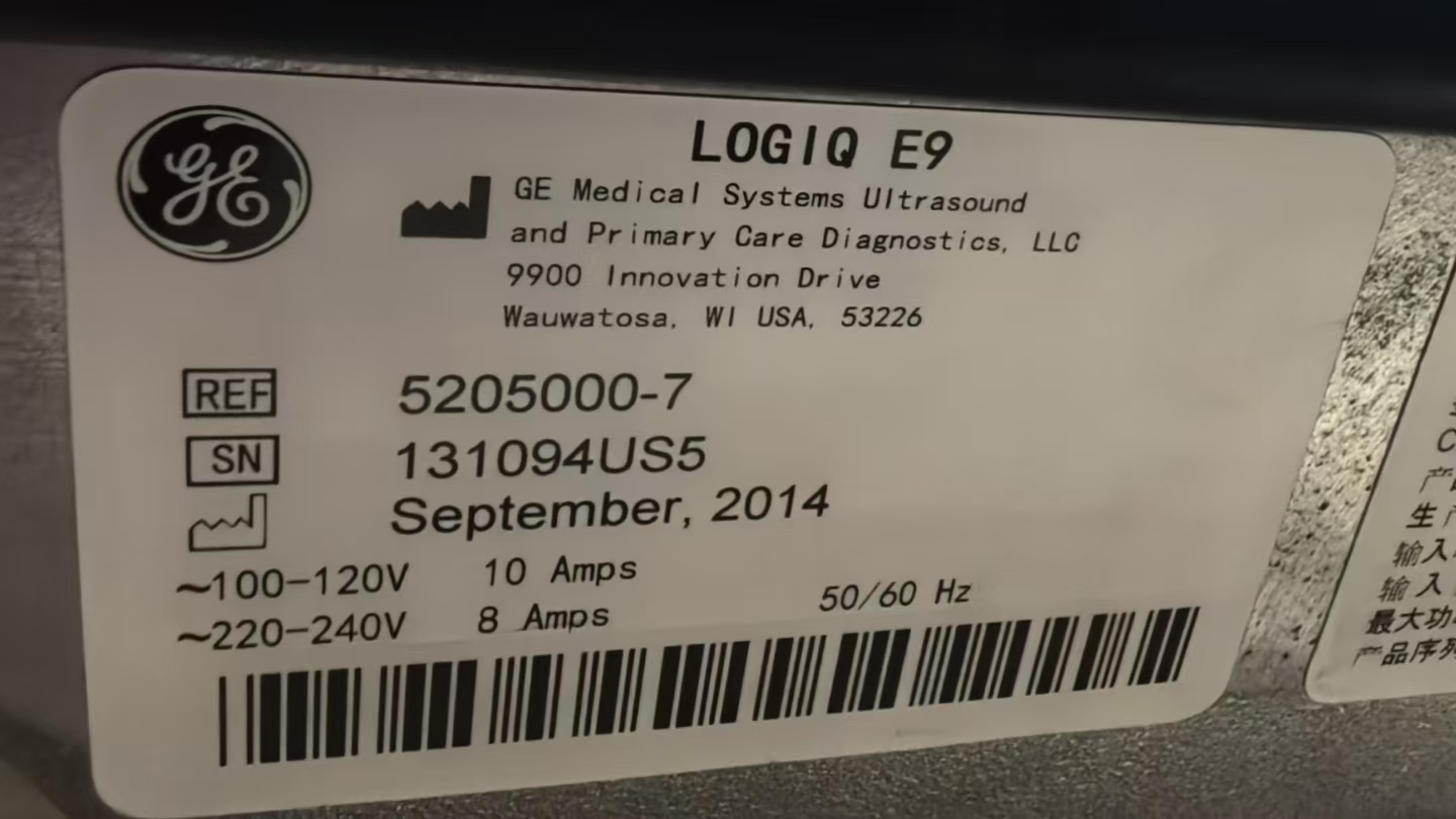 維修GE彩超logiq e9，擴展板故障，接口
