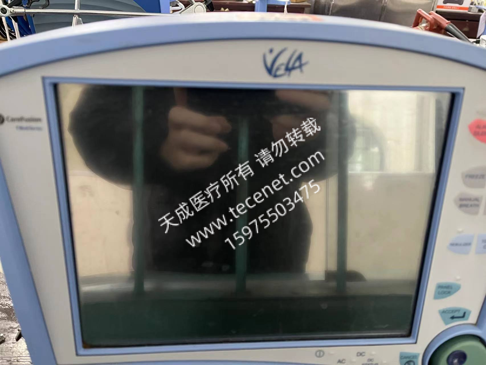 维修康尔福盛 呼吸机 VELA 调压阀,主板维修,显示屏,消声器底座