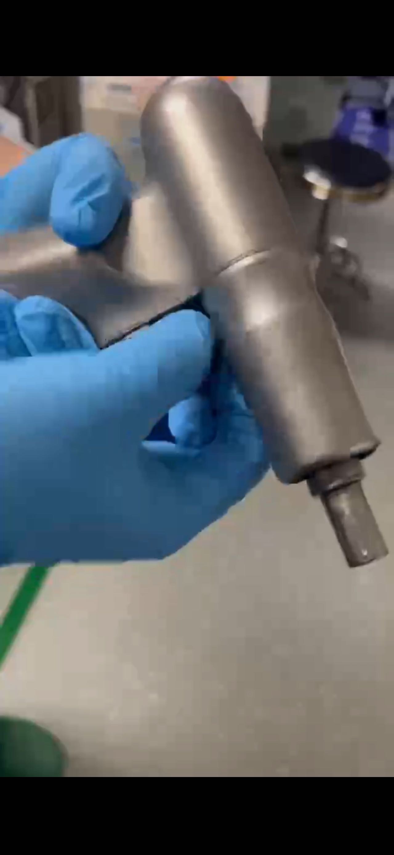 维修蛇牌胸骨锯无法转动