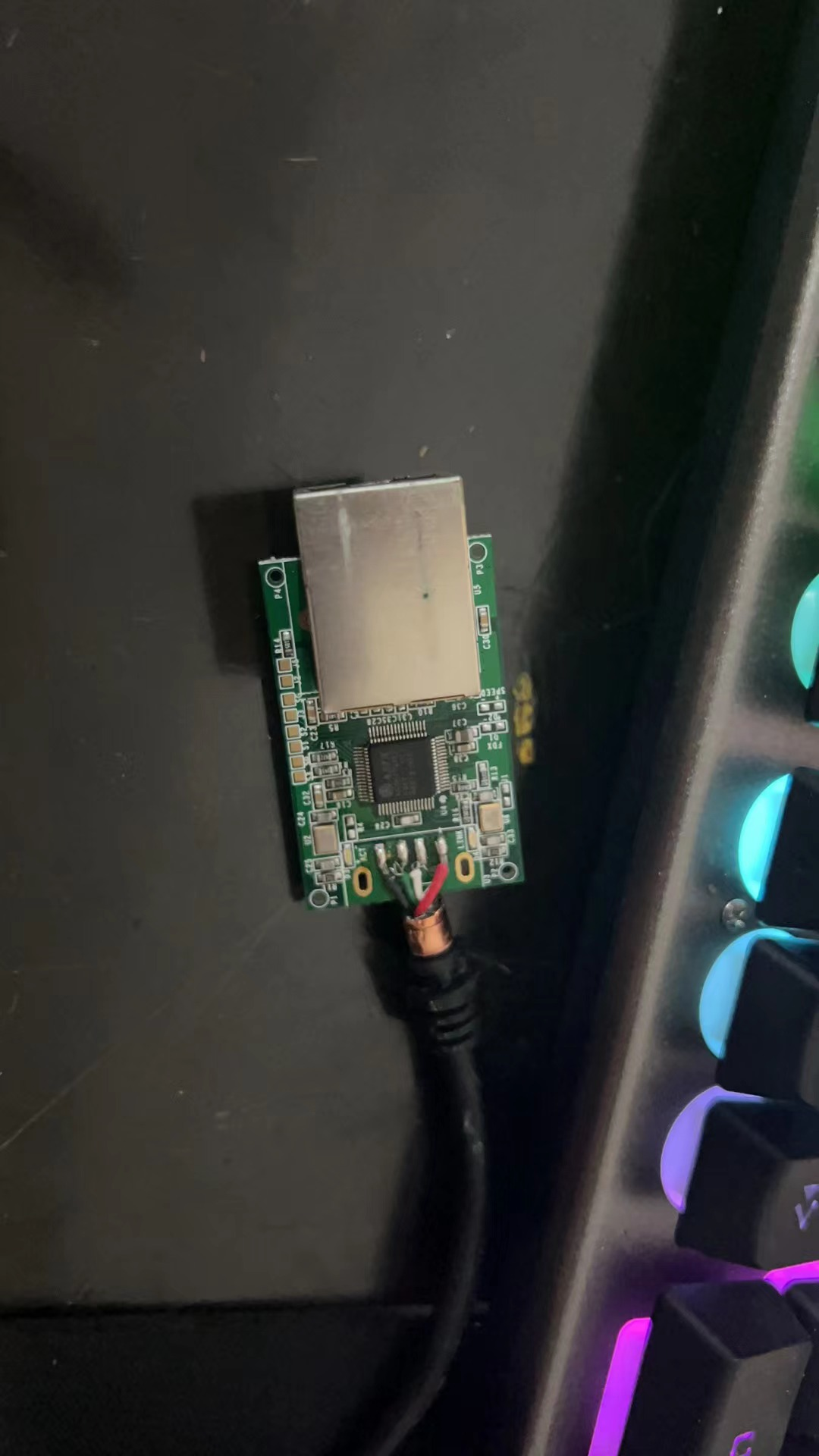 维修日本光电 心电图机 ECG1250P 网卡