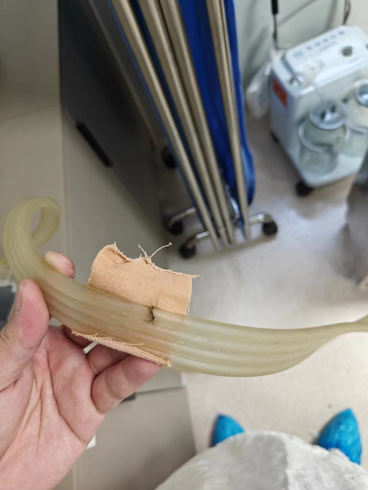 維修龍之杰 空氣波壓力循壞治療儀 LGT-2200S 管路破損