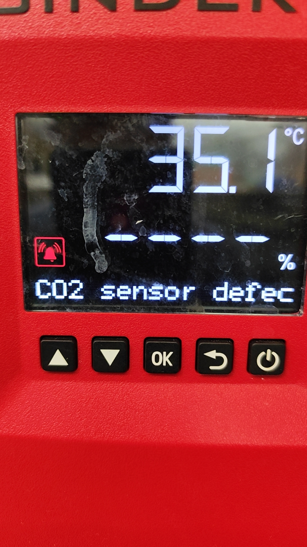 维修宾德培养箱型号:CB-S-170浓度不显示