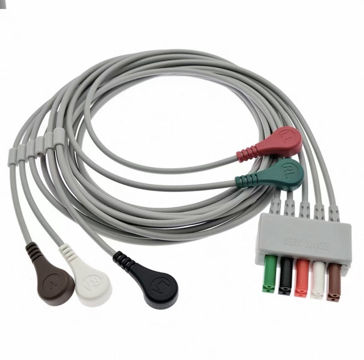 维修5导导联线、无内胆成人袖套、12针有创压电缆组件