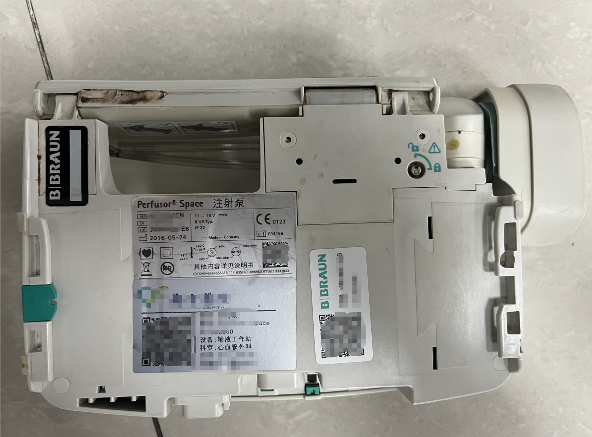  维修B・BRAUN（贝朗）注射泵按键操作面板故障