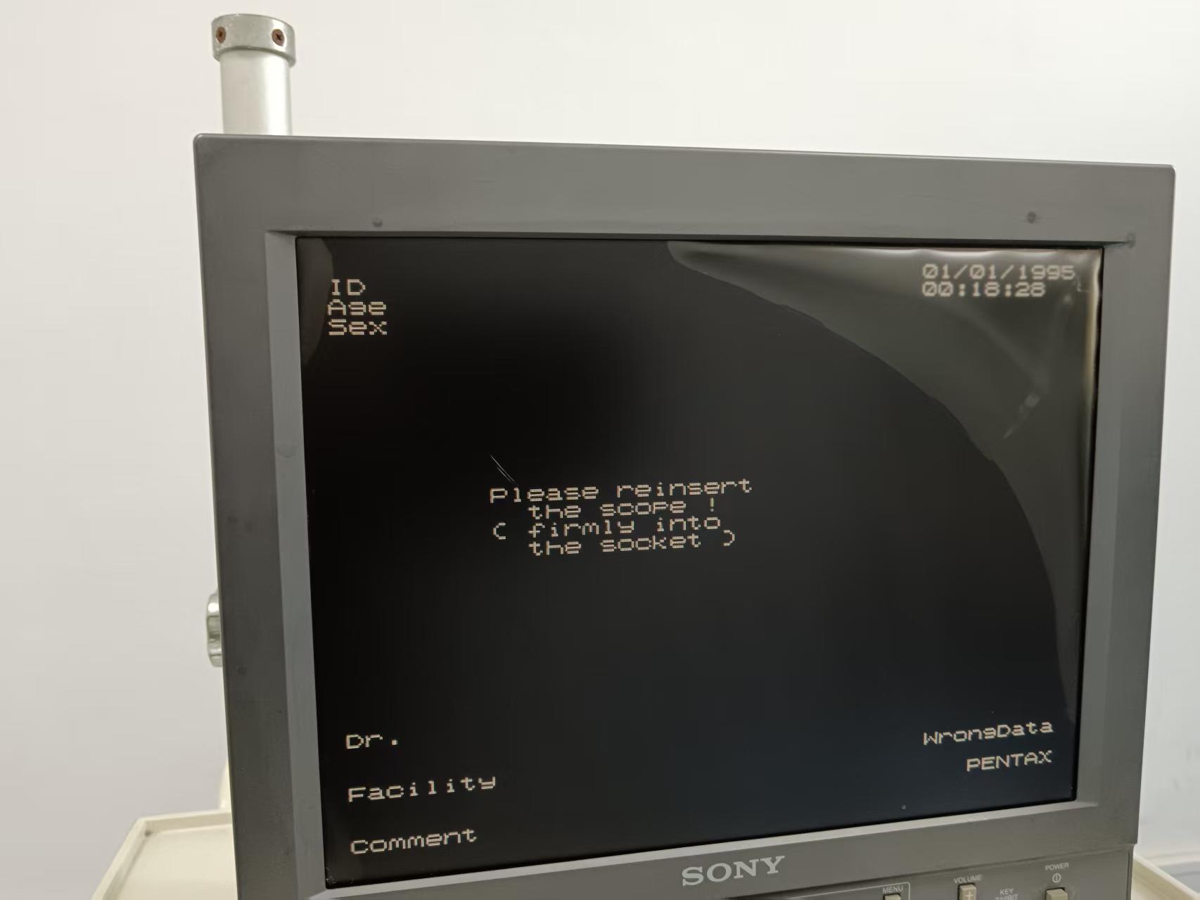 维修宾得（PENTAX）支气管镜无图像显示