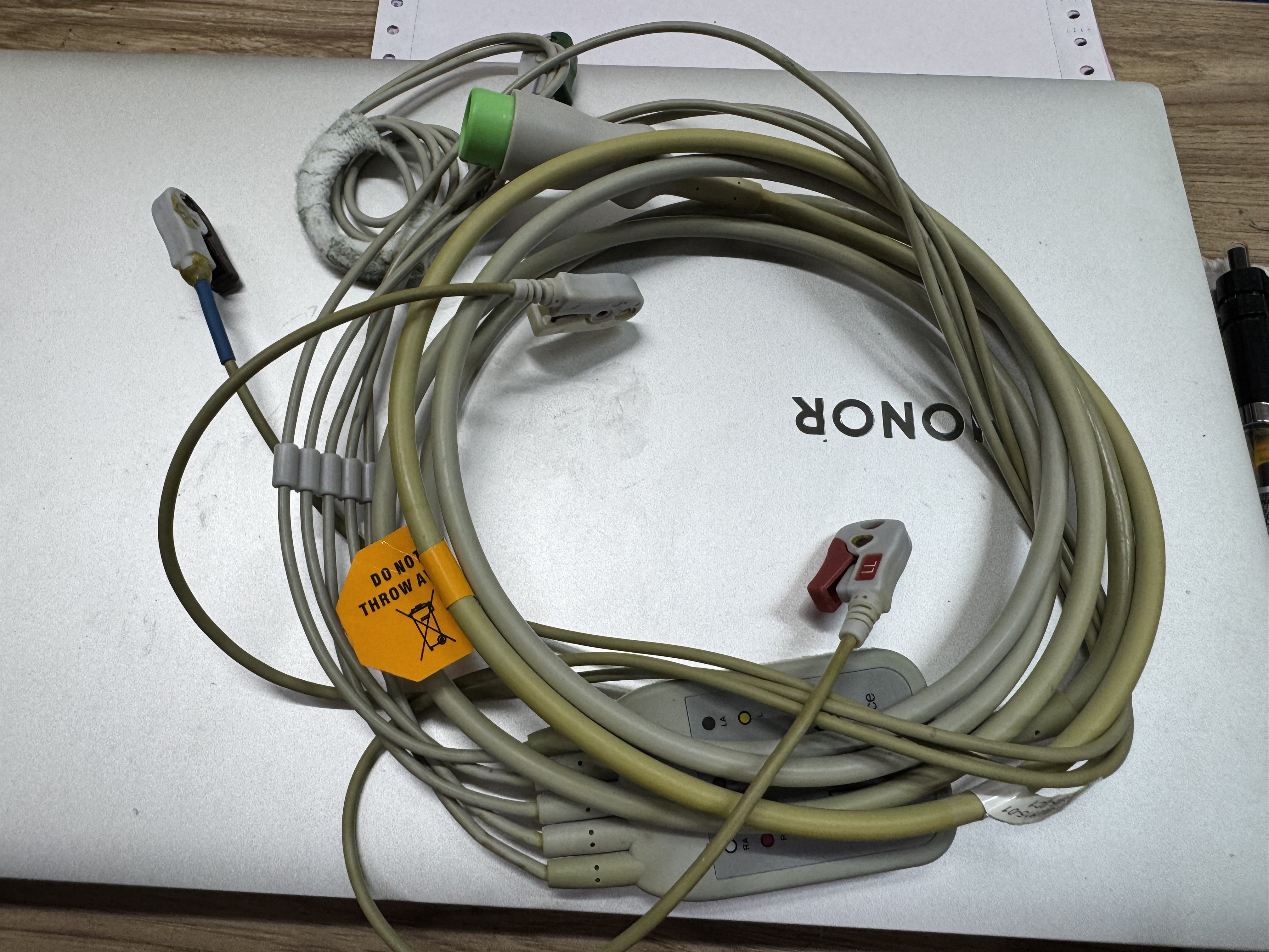 维修科曼K15A，五导心电导联线