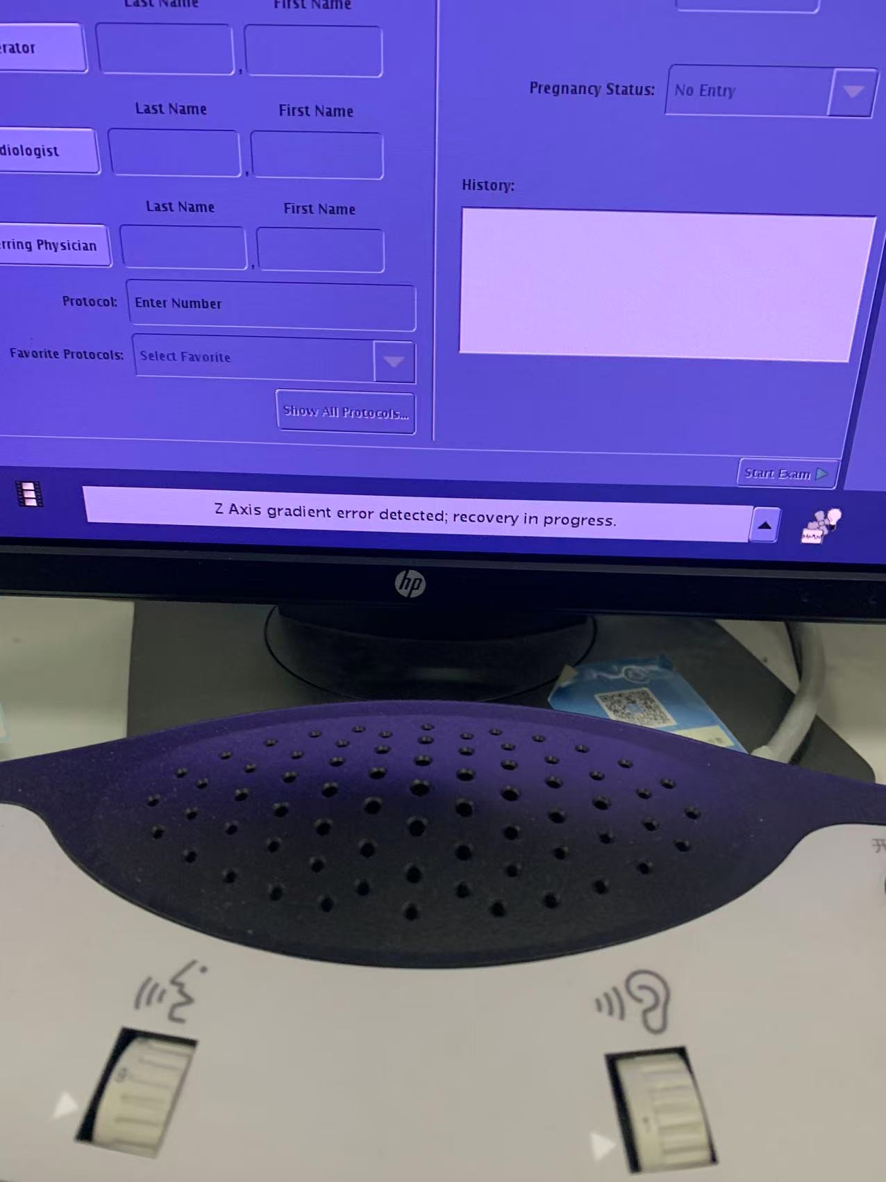 维修GE 1.5TVoyager MR报错