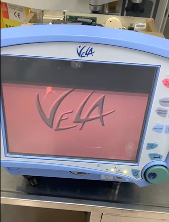 维修康尔福盛 呼吸机 VELA 呼吸机屏幕
