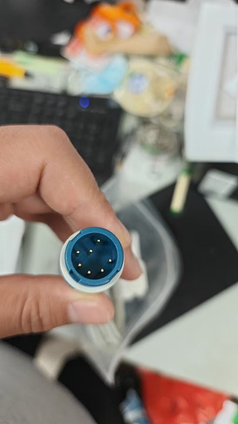 维修迈瑞心电监护仪7针圆血氧探头