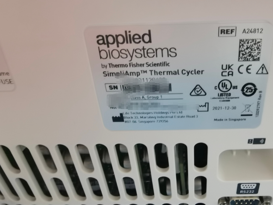 维修赛默飞 applied  pcr仪器  开机报8003